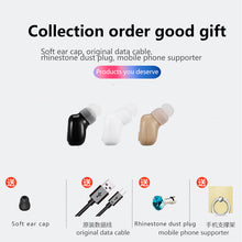 Load image into Gallery viewer, DISUNME X7 Single Bluetooth Headphones Black/White/Brown