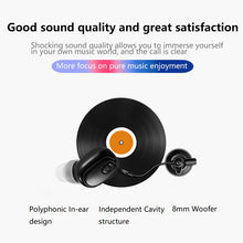 Load image into Gallery viewer, DISUNME X7 Single Bluetooth Headphones Black/White/Brown
